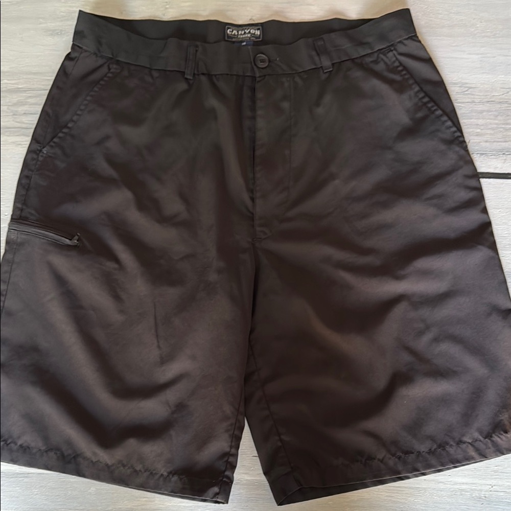 Canyon Creek Black Men's Golf Shorts for Rain